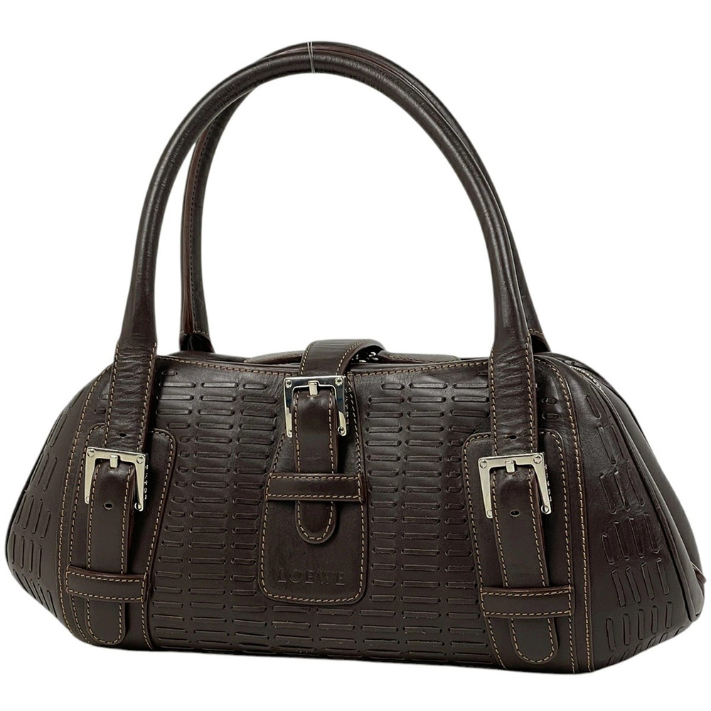 Loewe Senda handbag leather brown